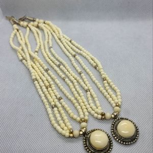 Artisan Necklaces Carved Beads